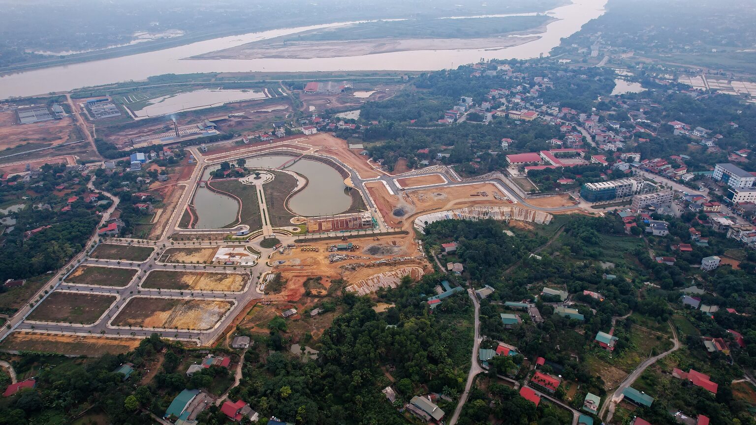 tiến độ dự án cẩm khê central park phú thọ